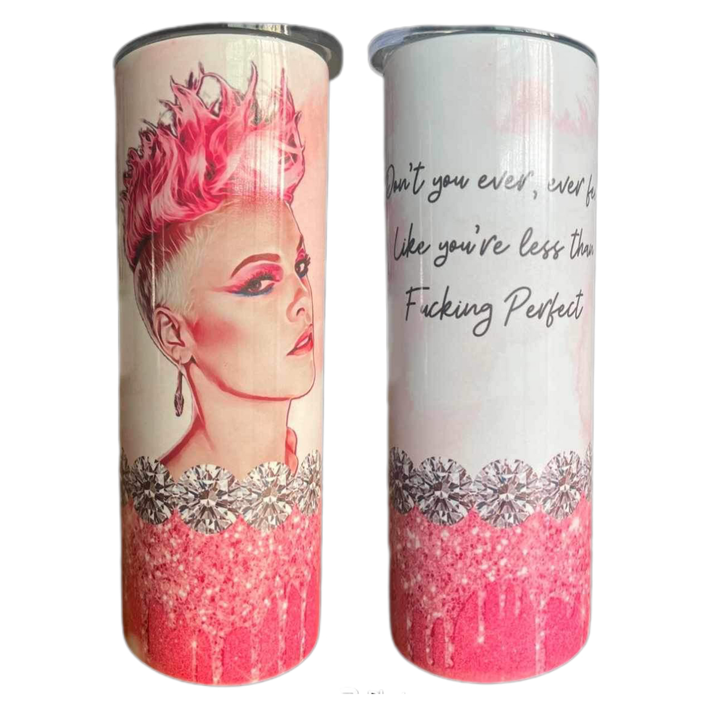 20oz Double Wall Stainless Steel Tumbler -P!NK